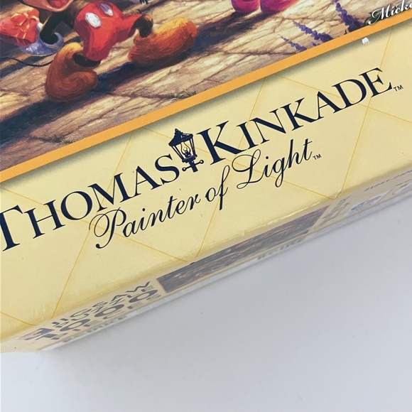 Mickey and Minnie Sweetheart Cafe THOMAS KINKADE 1000 Piece Jigsaw Puzzle NEW - Picture 13 of 15